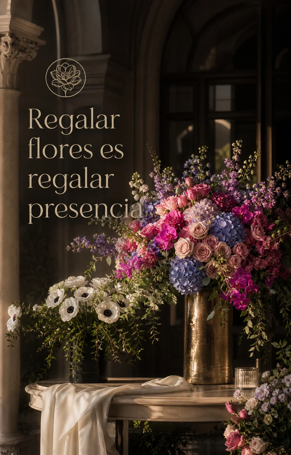 Regalar flores es regalar presencia