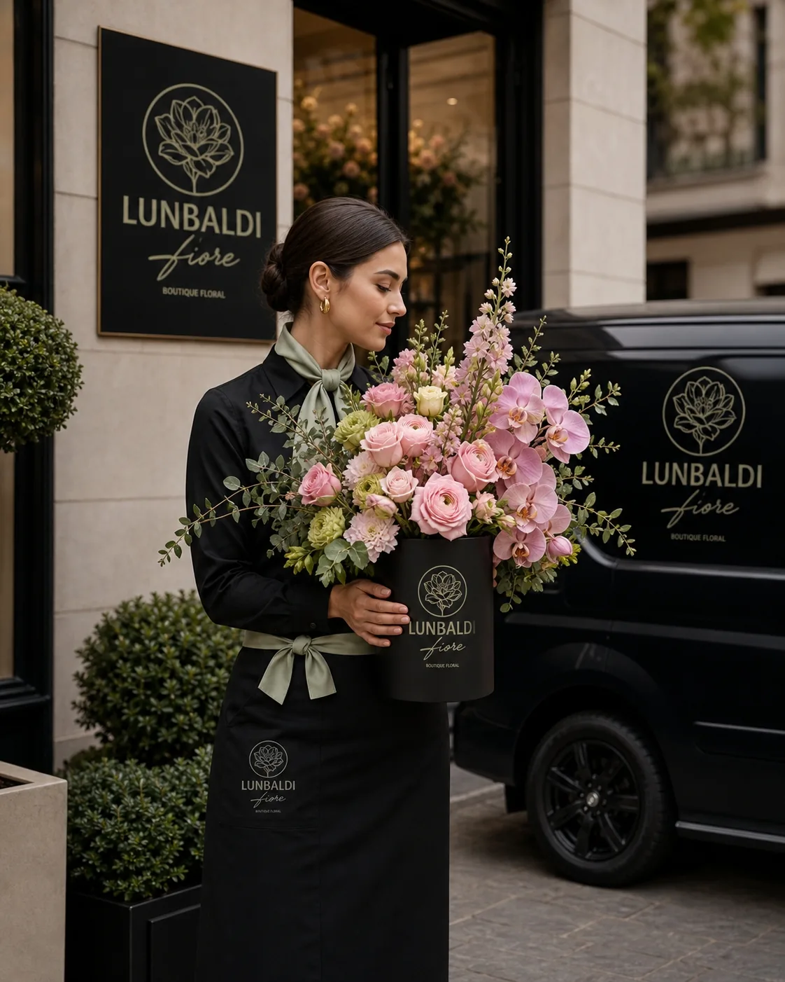 Ritual de entrega concierge de LUNBALDI fiore